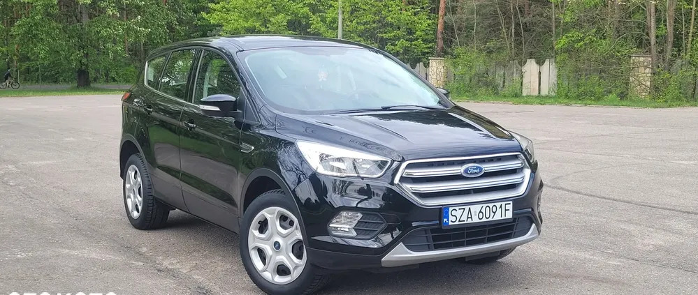 samochody osobowe Ford Kuga cena 63500 przebieg: 91600, rok produkcji 2017 z Zawiercie